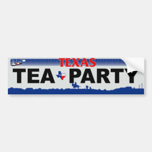 Adesivo Para Carro Tea party de Texas