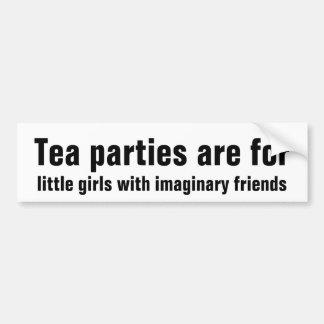 Adesivo Para Carro Tea party para as meninas com amigo imaginário