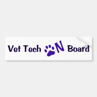Adesivo Para Carro Tecnologia do veterinário a bordo de #222