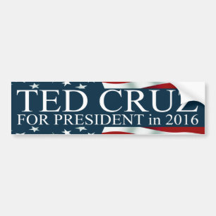 Adesivo Para Carro Ted Cruz para o presidente 2016