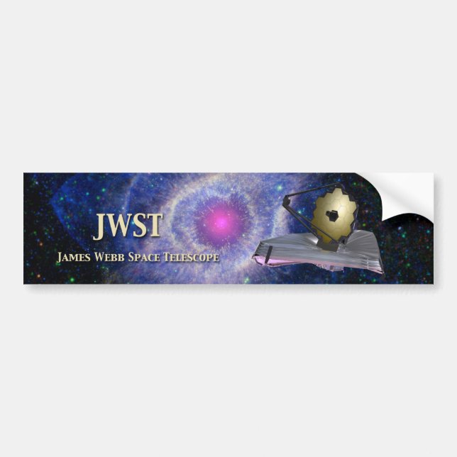 Adesivo Para Carro Telescópio espacial James Webb JWST (Frente)