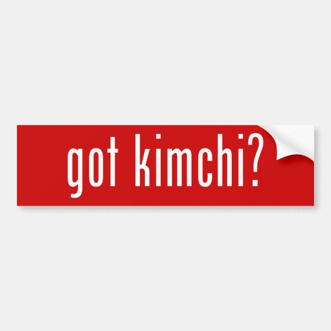 Adesivo Para Carro tem kimchi? (Frente)