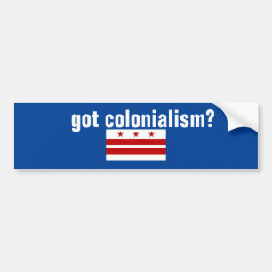 Adesivo Para Carro Tem o Colonialismo Bumper Sticker