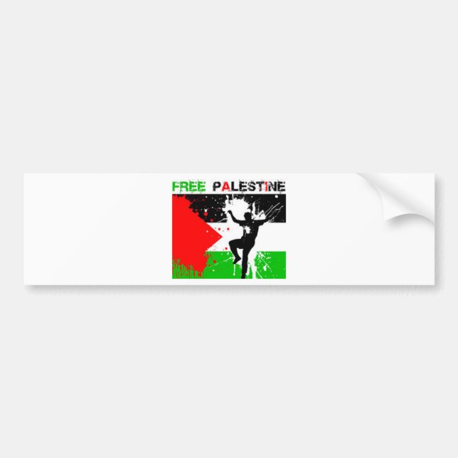 ADESIVO PARA CARRO TEMA LIVRE DE PALESTINA (Frente)