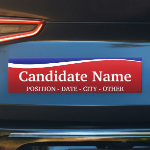 Adesivo Para Carro Tema Político - Personalize Este Autocolante!