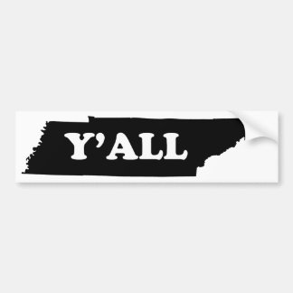 Adesivo Para Carro Tennessee Yall