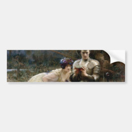 Adesivo Para Carro Tentação de Sir Percival (Cavaleiro Medieval)