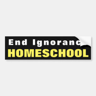 Adesivo Para Carro Terminar Ignorar HOMESCHOL