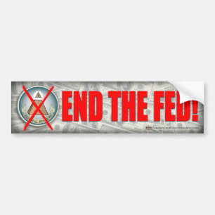 Adesivo Para Carro Termine o Fed Bumpersticker