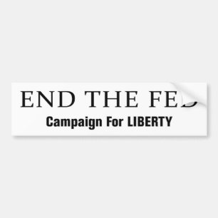 Adesivo Para Carro Termine o Fed Bumpersticker
