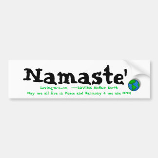 Adesivo Para Carro terra, Namaste', Loving-m-e.com ----Mot de AMOR…