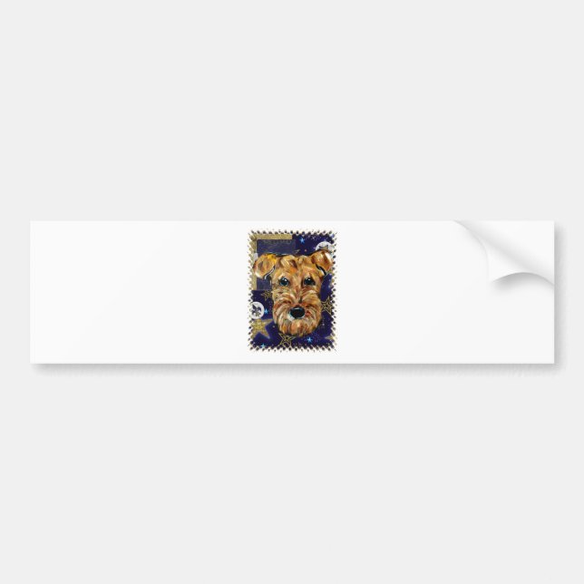 ADESIVO PARA CARRO TERRIER AIREDALE (Frente)