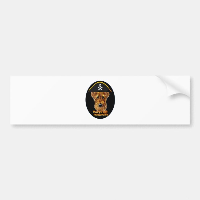 ADESIVO PARA CARRO TERRIER AIREDALE (Frente)