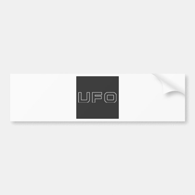 Adesivo Para Carro teste do UFO (Frente)