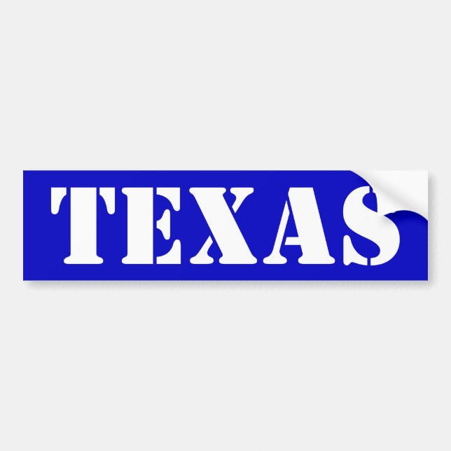 Adesivo Para Carro Texas (Frente)