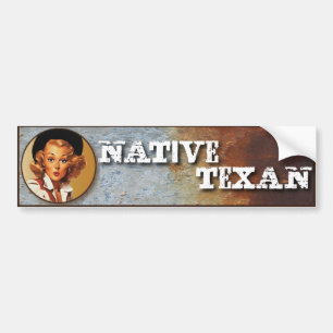 Adesivo Para Carro Texas ecléctico: Texan nativo!