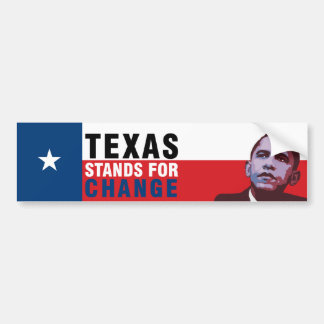 Adesivo Para Carro Texas representa a mudança - autocolante no vidro