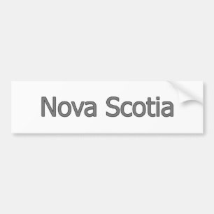 Adesivo Para Carro Texto de Nova Escócia