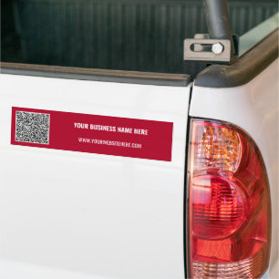 Adesivo Para Carro Texto personalizado do código QR Seu Autocolante c