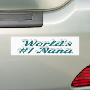 Adesivo Para Carro Texto verde da Nana