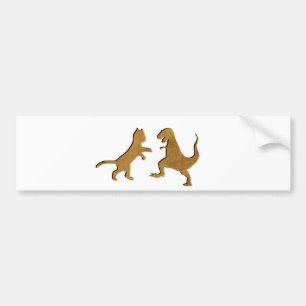 ADESIVO PARA CARRO TEXTURA DA VINTAGEM T-REX CAT VS