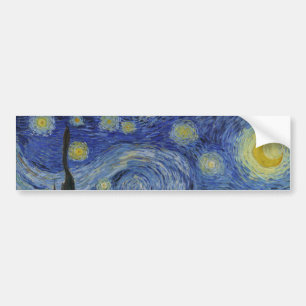 Adesivo Para Carro The Starry Night (Vincent van Gogh) (Famosa Arte)