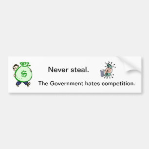 Adesivo Para Carro Thievery do governo