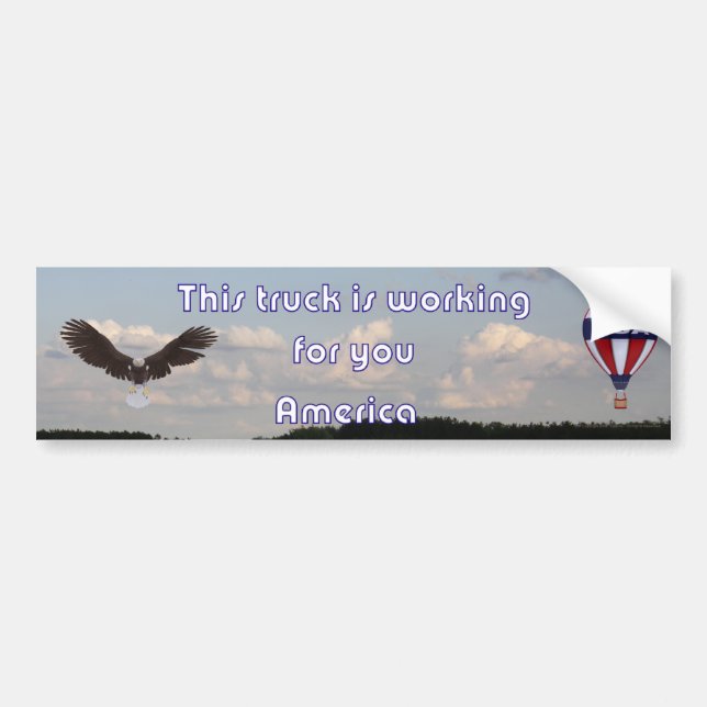 Adesivo Para Carro ThistruckworksforyouAmerica1_noribbons (Frente)