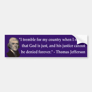 Adesivo Para Carro Thomas Jefferson treme autocolante no vidro