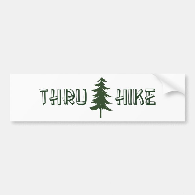 Adesivo Para Carro Thru Hike (Frente)