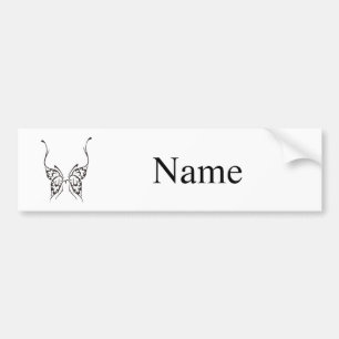 Adesivo Para Carro Thunder_Cove da Tatuagem de Borboleta Estilizada