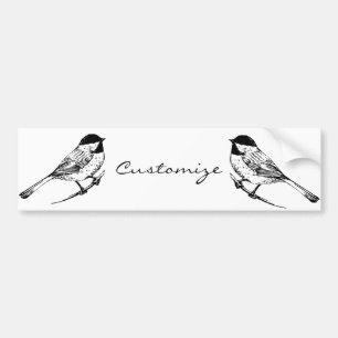 Adesivo Para Carro Thunder_Cove de Chickadee com prego preto