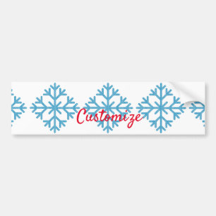 Adesivo Para Carro Thunder_Cove do Floco de Neve Azul Icy