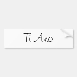Adesivo Para Carro Ti Amo/I Te Amo