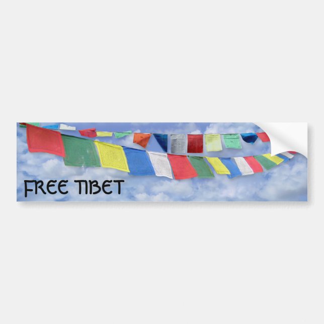 Adesivo Para Carro Tibet livre (Frente)