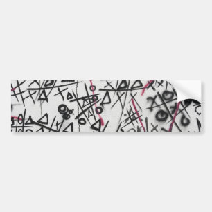 Adesivo Para Carro Tic Tac Toe Grafite