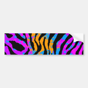 Adesivo Para Carro Tigre de Tigre de Pintura Splatter 80s