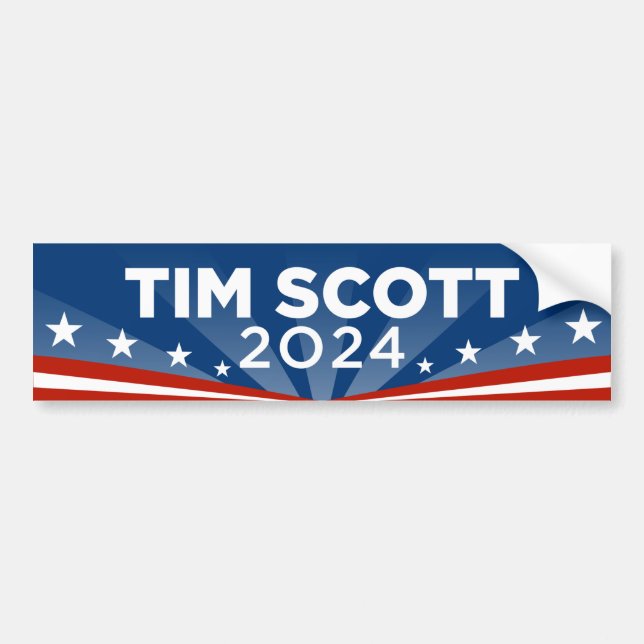 Adesivo Para Carro Tim Scott 2024 (Frente)
