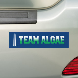 Adesivo Para Carro Time Algas Espelho Engraçado Anti-Trump
