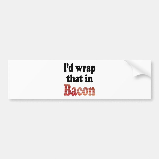 Adesivo Para Carro Tira de Bacon (Frente)