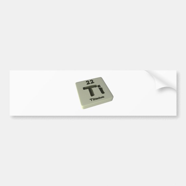 Adesivo Para Carro Titânio do Ti (Frente)
