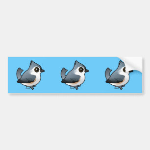 Adesivo Para Carro Titmouse adornado