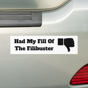 Adesivo Para Carro Tive o meu recheio do Filibuster