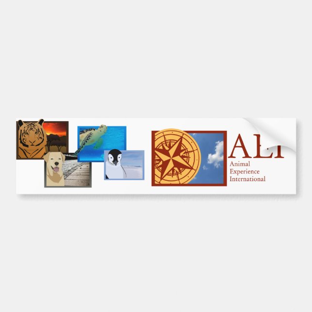 Adesivo Para Carro Toda a etiqueta dos animais (Frente)