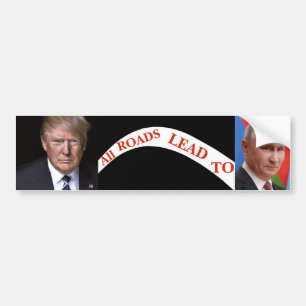 Adesivo Para Carro Todas As Estradas Levam A Putin Bumper Sticker