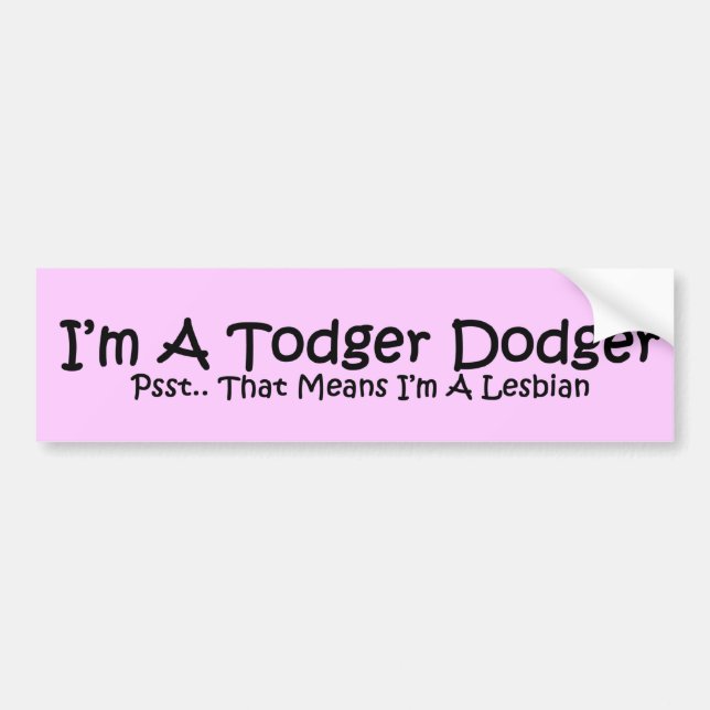 Adesivo Para Carro Todger Dodger (Frente)