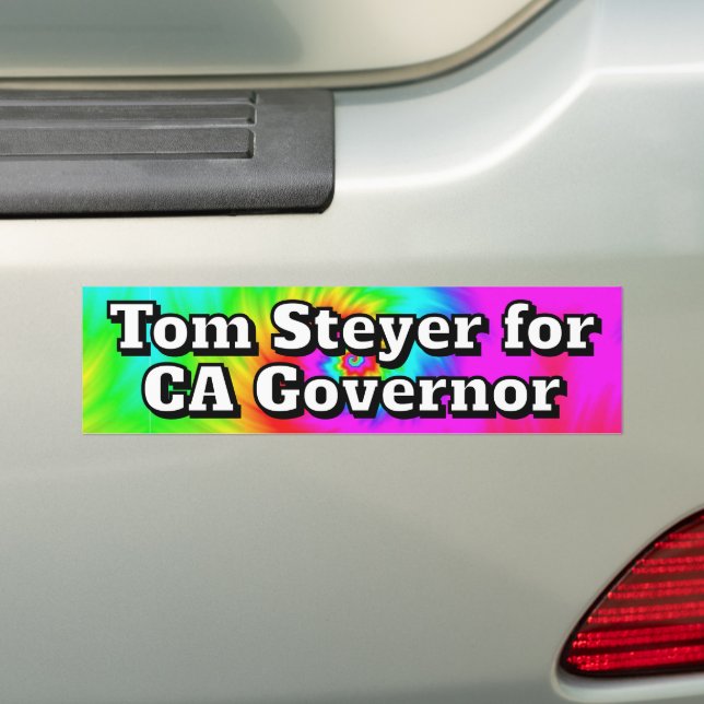 Adesivo Para Carro Tom Steyer para governador da CA  (No carro)