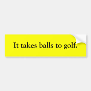 Adesivo Para Carro Toma bolas ao golfe