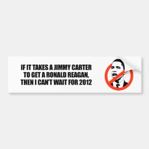 Adesivo Para Carro Toma Jimmy Carter para obter um Reagan