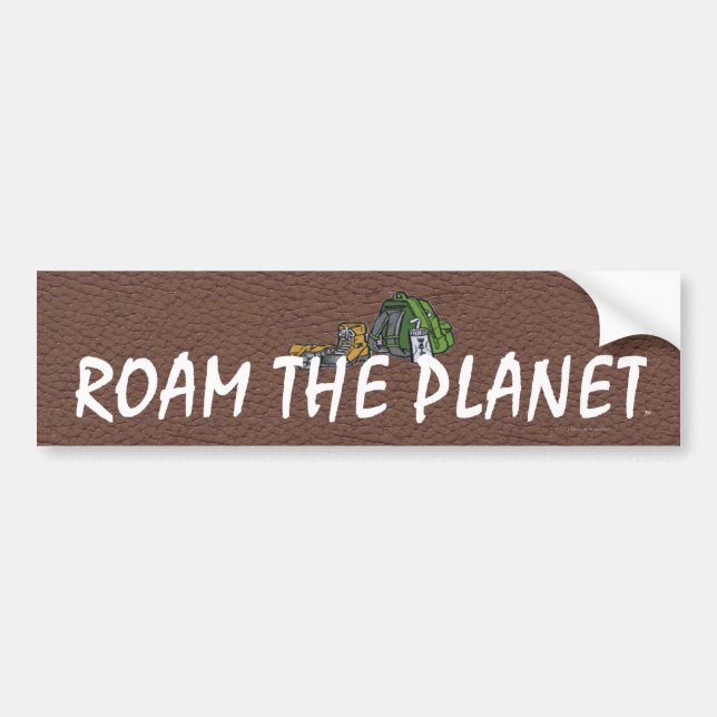 Adesivo Para Carro TOP Roam o Planeta (Frente)